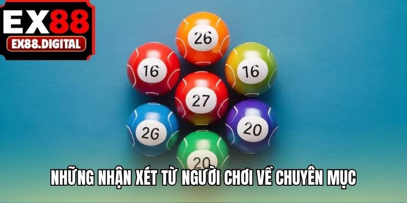 Những nhận xét từ người chơi về chuyên mục